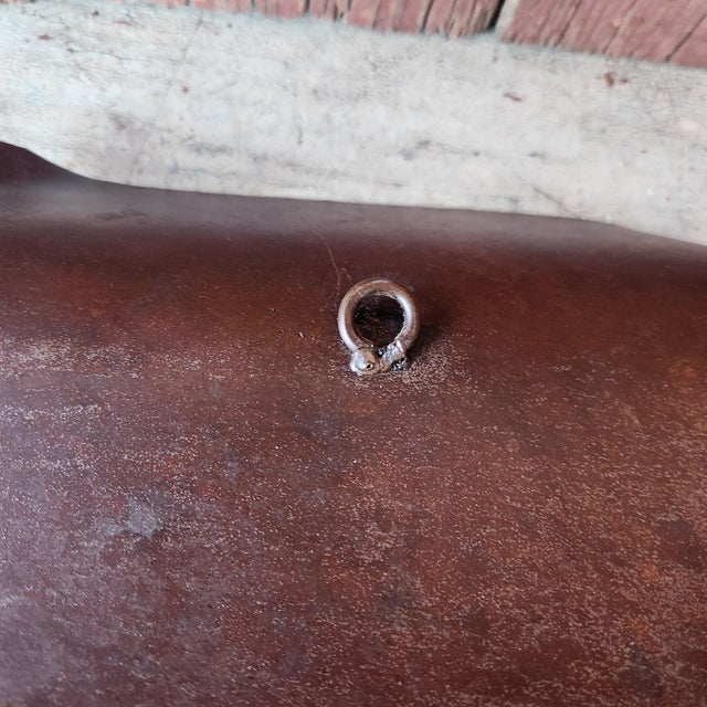 Brown 1970s Pair of Vintage Mexican Metal Wall Candle Sconces – 16"x8" Rustic Scroll Design - Rare For Sale - Image 8 of 14