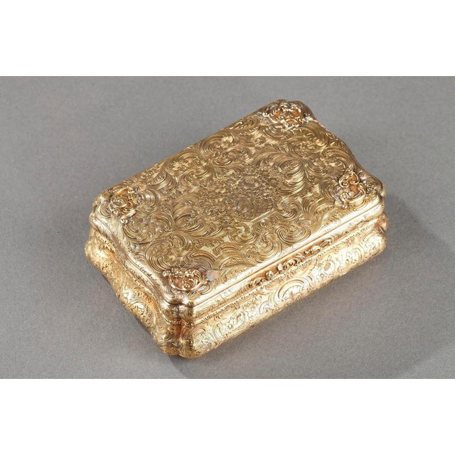 Baroque Mid-19th Century Hanau Gold Box, 1850s For Sale - Image 3 of 18