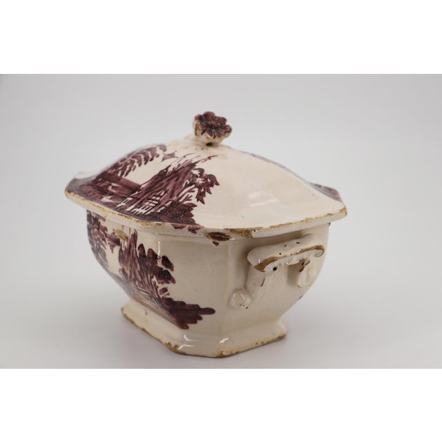 Ceramic 19th Century Portuguese Earthenware Covered Tureen For Sale - Image 7 of 16