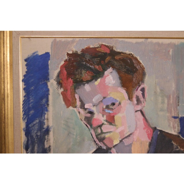Pär Thorell, Portrait, 1955, Oil on Canvas, Framed For Sale - Image 15 of 18
