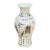 Vietnamese Black & White Birds in Flight Vase For Sale