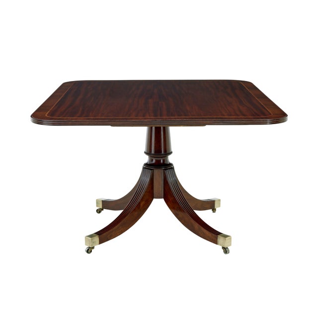 Early 19th century mahogany breakfast table circa 1810. Fine quality late Georgian breakfast table that seats a...
