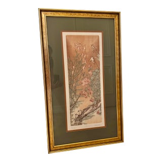 Dolores Trenner Multi-Color Etching "Harbingers" Hand Signed, Framed and Matted For Sale