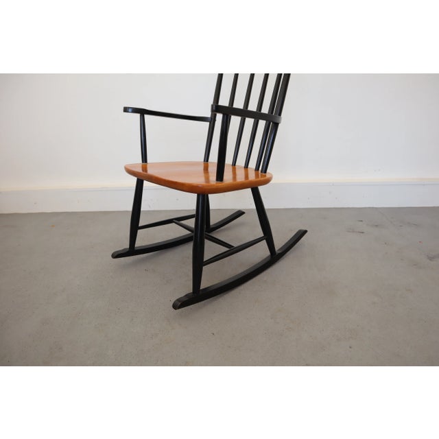 Mid-Century Rocking Chair by Ilmari Tapiovaara, 1960s For Sale - Image 6 of 14