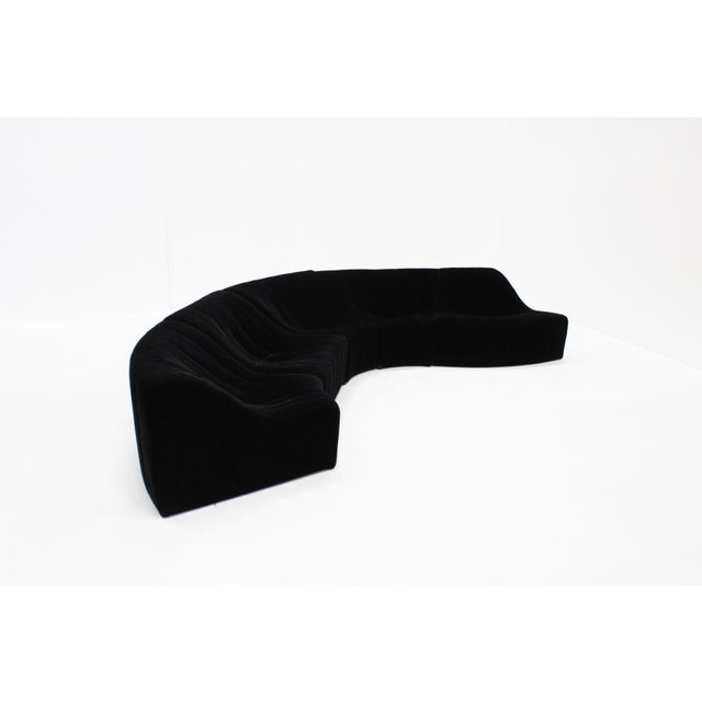 1970s Chromatic Modular Curved Sofa by Kwok Hoi Chan for Steiner, 1970s, Set of 5 For Sale - Image 5 of 15