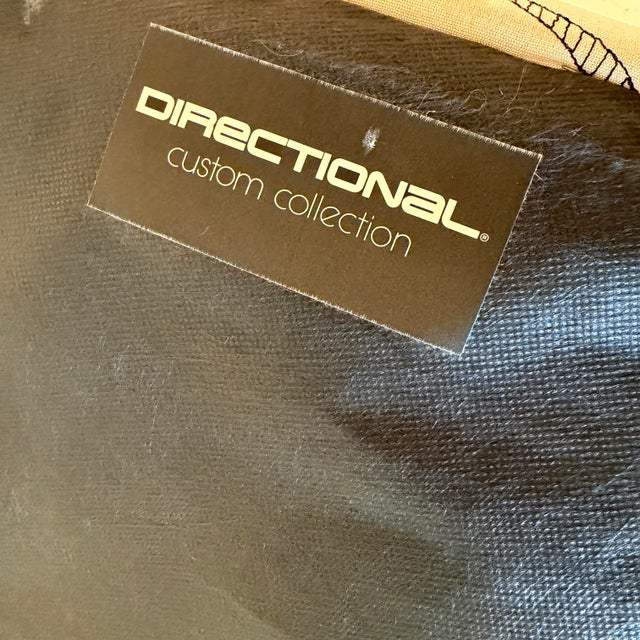 Modern 1980s Vladimir Kagan for Directional Upholstered Dining Chairs Set of 8 For Sale - Image 3 of 9