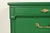 John Widdicomb French Regency Louis XVI Green Lacquered Dresser or Credenza, Newly Refinished For Sale - Image 11 of 18