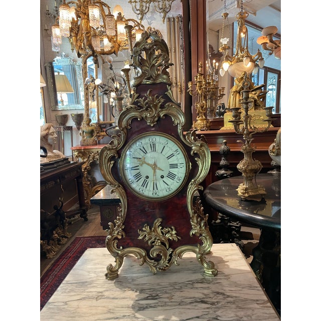18th Century 18th Century Tiffany & Co. Clock and Candelabra Set- 3 Pieces For Sale - Image 5 of 12