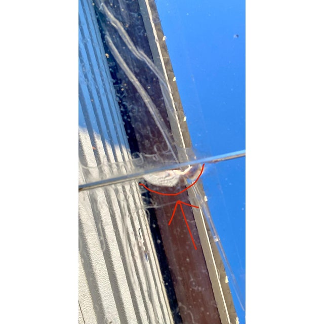 1980s Chrome and Glass Extendable Oval Dining Table by Design Institute of America For Sale - Image 13 of 15