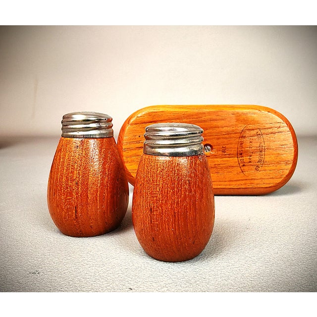 Teak Spice Set from Karl Holmberg Ab, 1960s, Set of 3 For Sale - Image 10 of 13