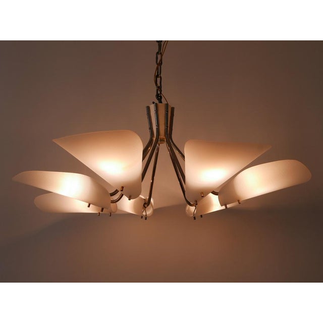 1950s 7-Armed Pendant Lamp, Germany, 1950s For Sale - Image 5 of 18