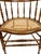 Wood Late 19th Century Victorian Oak Barrel Back Armchair With Cane Seat For Sale - Image 7 of 8