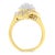Add this incredibly unique diamond ring to your jewelry collection. Created with the finest Yellow Plated Sterling silver,...