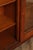 Brown Antique Mission Oak Sliding Glass Door Bookcase For Sale - Image 8 of 18