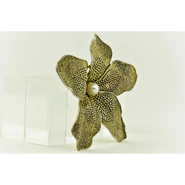 Orchid Brooch by Theodor Fahrner, Germany, 1935 For Sale - Image 6 of 10
