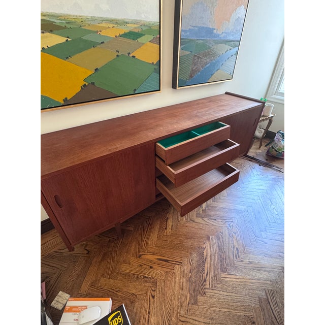 1960s Danish Mid-Century Teak Sideboard — 1960s For Sale - Image 5 of 7