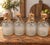 1920s 1920s Illinois-Pacific Ipg Textured Glass Jugs With Covered Stoppers, Set of 4 For Sale - Image 5 of 11