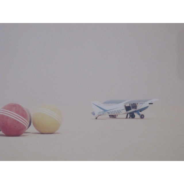1980s Richard Misrach Signed Limited Edition Burning Man Photograph Desert Croquet #3 For Sale - Image 5 of 12