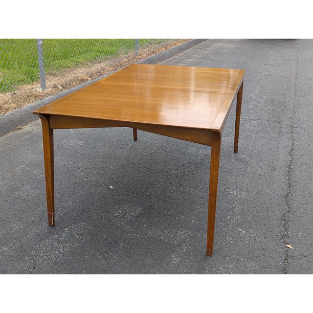 John Van Koert for Drexel Profile Mid Century 10 Person Dining Table For Sale - Image 11 of 18