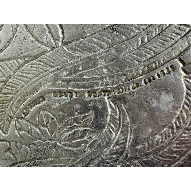 Vintage 1986 Arthur Court Double Pheasant Quail Aluminum Serving Tray For Sale - Image 9 of 9
