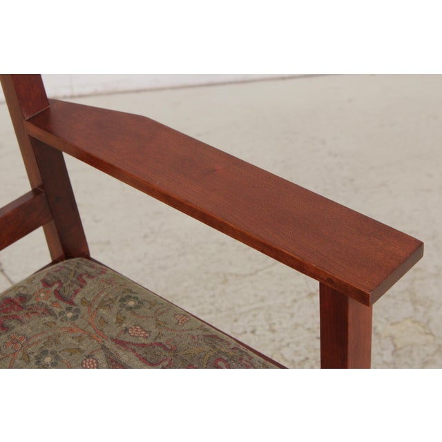 Stickley Harvey Ellis Cherry Mission Style Settee For Sale - Image 9 of 18