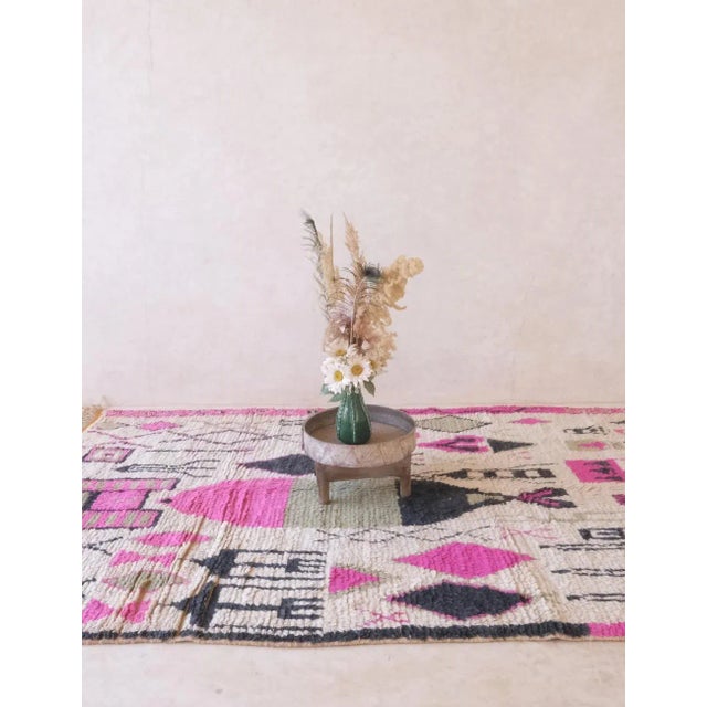 Moroccan Boujad Moroccan Rug - 9 X 5.8 Ft For Sale - Image 3 of 8