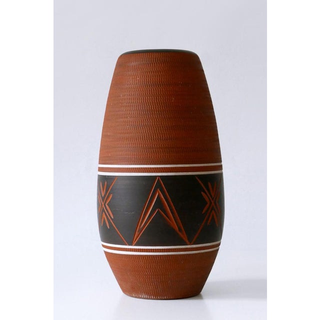 Large Mid-Century Modern Ceramic Floor Vase, Germany, 1960s For Sale - Image 12 of 18