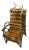 Reduced- Vintage Adirondack Rustic Armchair With Antlers and Fox Fur For Sale