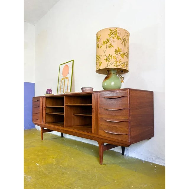 1950s Vintage Danish U15 Sideboard by Johannes Andersen, 1950s For Sale - Image 5 of 11