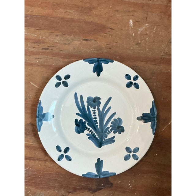 Vintage Penny Morrison Hand Painted Dinner Plates Z- Set of 12 For Sale - Image 11 of 12