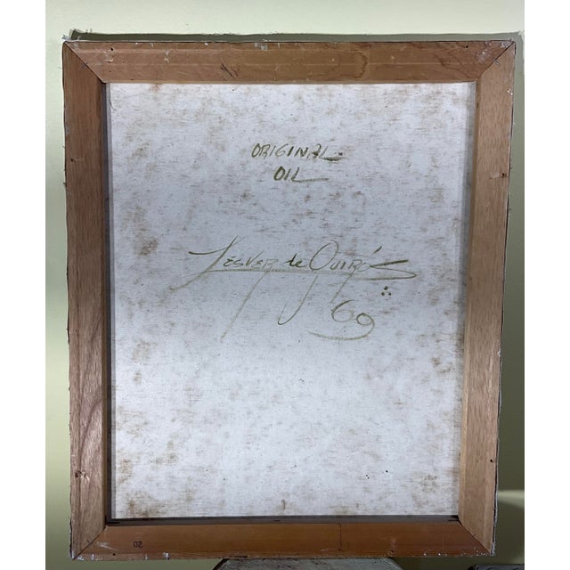 Wood Lesver De Quiros a Cuban Postwar & Contemporary Artist. For Sale - Image 7 of 12