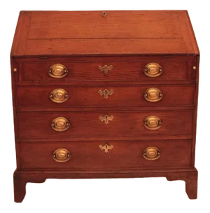 Antique Georgian Bureau Desk, 1800s