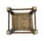 Brown Antique Folk Art Style Wood & Seagrass Rope Stool / Footstool / Ottoman For Sale - Image 8 of 9
