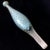 Mid 20th Century Vintage Murano Barbini Sky Blue Gold Flecks Bubbles Italian Art Glass 1950s Mid Century Bottle Decanter For Sale - Image 5 of 6