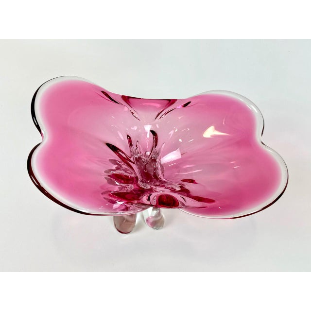 Art Glass Bowl by Josef Hospodka for Chribska Sklarna, 1960s For Sale - Image 9 of 11