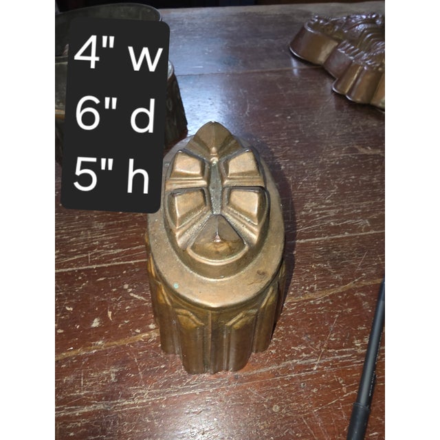1960s Collection of Copper Molds For Sale - Image 5 of 15
