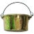 Early 19th Century French Yellow Copper Cauldron For Sale