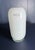 Henry Dean Belgium Signed Hand Blown Art Glass Vase Cream White 6” For Sale - Image 4 of 10