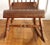 Antique Primitive Rocking Chair W Comb Back For Sale - Image 6 of 8