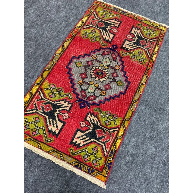 Early 21st Century Turkish Yastik Rug 1'8" x 3'1" For Sale - Image 5 of 5