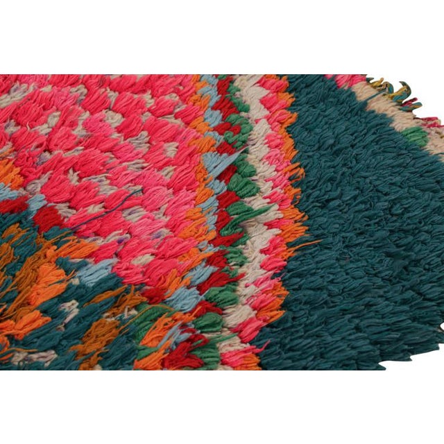 Vintage Moroccan Runner With Polychromatic Chevron Patterns, From Rug & Kilim For Sale In New York - Image 6 of 8