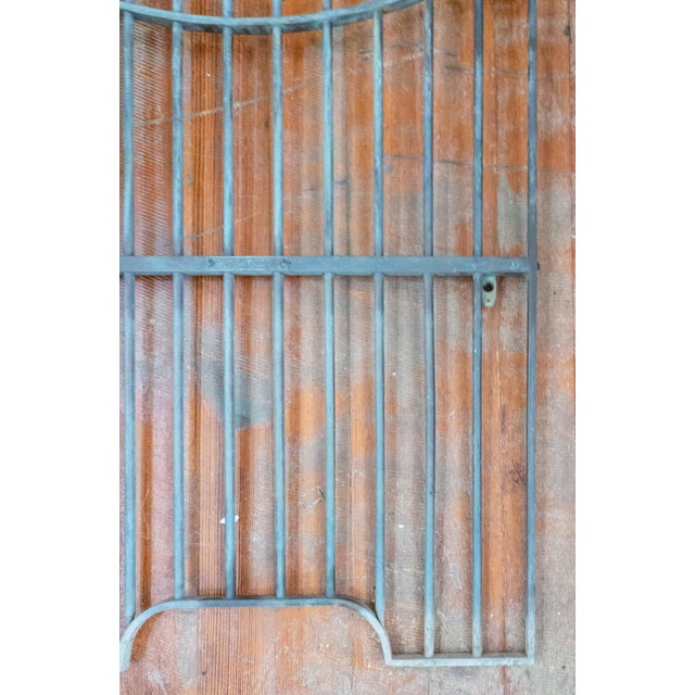 Art Deco 20th Century Verdigris Bronze Bank Postal Teller Gate by Syracuse Wireworks For Sale - Image 3 of 18