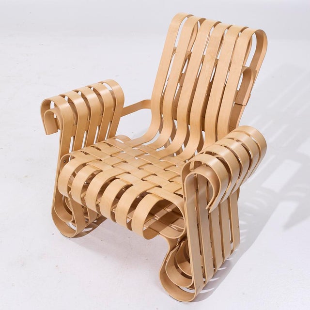 Frank Gehry for Knoll Mid Century Power Play Chair For Sale - Image 9 of 10