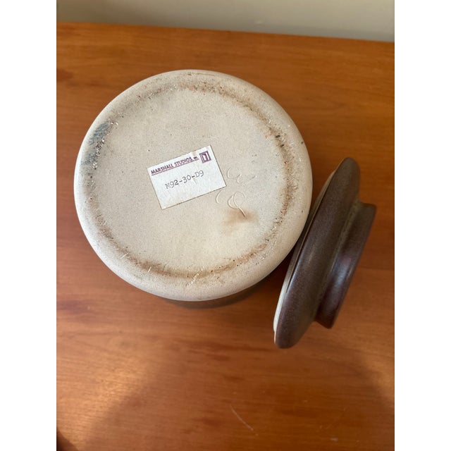 Gordon & Jane Martz | Marshall Studios | Ceramic Lidded Canister Jar For Sale - Image 10 of 11