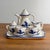 Cute miniature blue and white Delft style teaset. Please see condition details noted. Measurements listed are for entire...
