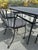Mid-Century Modern Carolina Forge Dining Table & 6 Chairs For Sale - Image 4 of 7