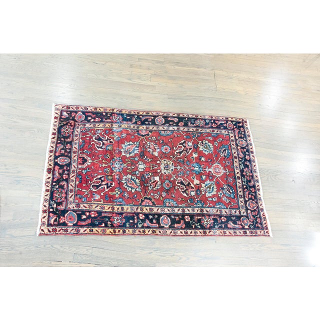 Early 20th Century Persian Heriz Rug For Sale - Image 15 of 15
