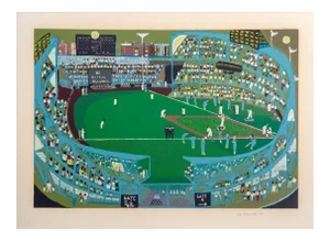 Ralph Fasanella "Ball Park"