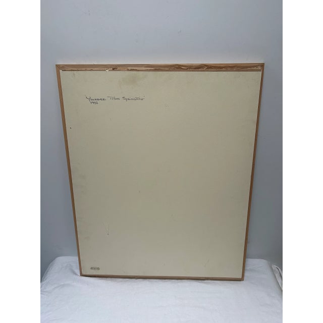 1982 Original Impressionistic Portrait 'Younger Than Springtime' Oil on Canvas, Signed by Artist For Sale - Image 4 of 11