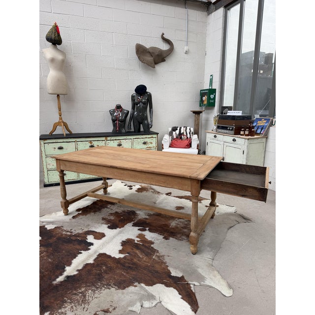 19th Century Country Table in Cherry Wood For Sale - Image 6 of 12